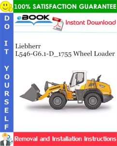Liebherr L546-G6.1-D_1755 Wheel Loader Removal and Installation Manual