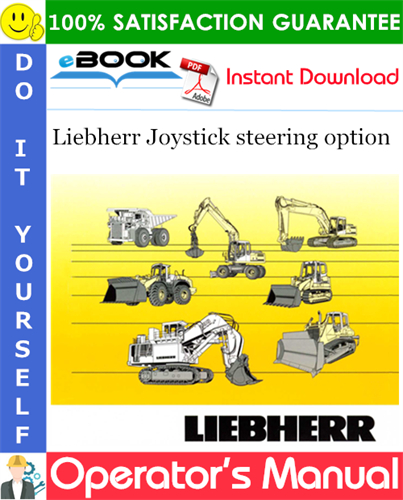 Liebherr Joystick steering option Operator's Manual (From Serial Number: 24755)