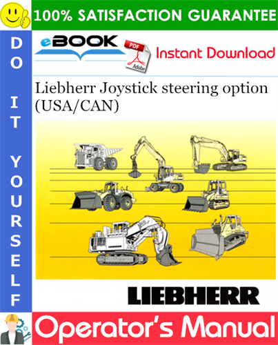 Liebherr Joystick steering option (USA/CAN) Operator's Manual