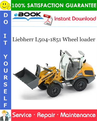 Liebherr L504-1851 Wheel loader Service Repair Manual