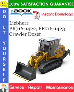 Liebherr PR716-1422, PR716-1423 Crawler Dozer Service Repair Manual