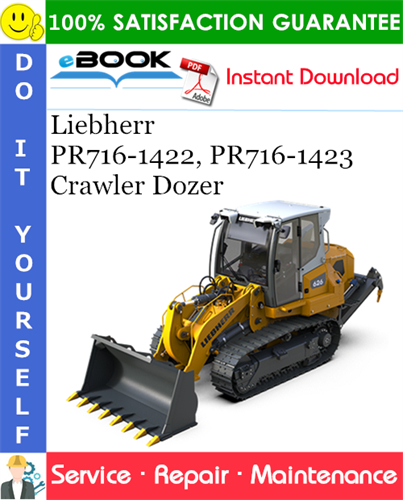 Liebherr PR716-1422, PR716-1423 Crawler Dozer Service Repair Manual