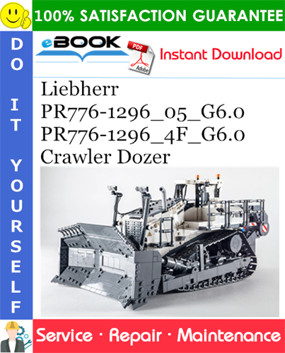 Liebherr PR776-1296_05_G6.0, PR776-1296_4F_G6.0 Crawler Dozer