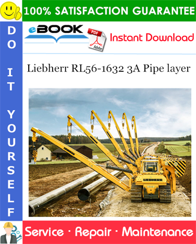 Liebherr RL56-1632 3A Pipe layer Service Repair Manual