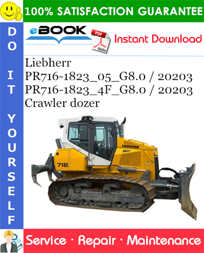 Liebherr PR716-1823_05_G8.0 / 20203, PR716-1823_4F_G8.0 / 20203 Crawler dozer