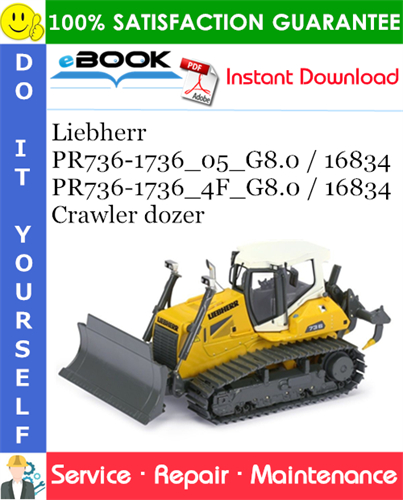 Liebherr PR736-1736_05_G8.0 / 16834, PR736-1736_4F_G8.0 / 16834 Crawler dozer