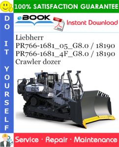 Liebherr PR766-1681_05_G8.0 / 18190, PR766-1681_4F_G8.0 / 18190 Crawler dozer