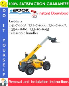 Liebherr T41-7-1665, T32-7-1666, T36-7-1667, T35-6-1680, T33-10-1695 Telescopic handler