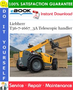 Liebherr T36-7-1667_3A Telescopic handler Service Repair Manual