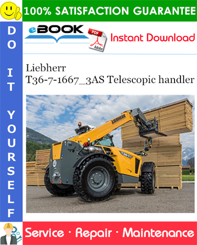 Liebherr T36-7-1667_3AS Telescopic handler Service Repair Manual