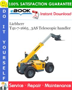Liebherr T41-7-1665_3AS Telescopic handler Service Repair Manual