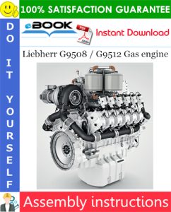 Liebherr G9508 / G9512 Gas engine Assembly instructions Manual