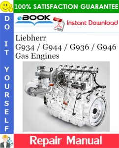 Liebherr G934 / G944 / G936 / G946 Gas Engines Repair Manual