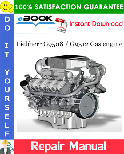 Liebherr G9508 / G9512 Gas engine Repair Manual