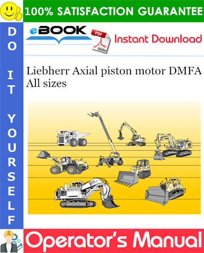 Liebherr Axial piston motor DMFA All sizes Operator's Manual