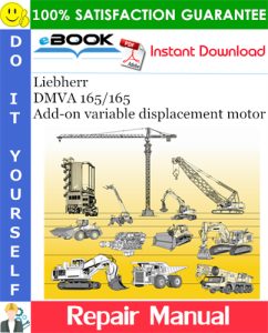 Liebherr DMVA 165/165 Add-on variable displacement motor Repair Manual