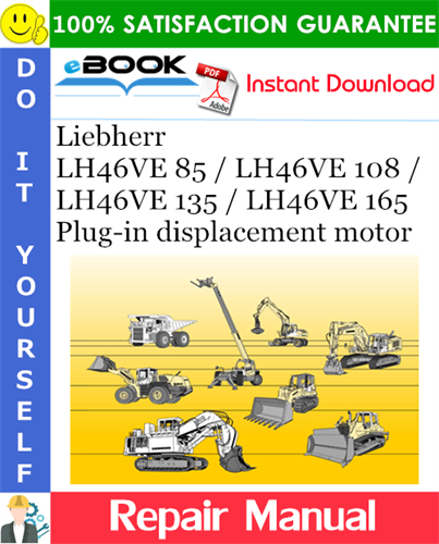 Liebherr LH46VE 85 / LH46VE 108 / LH46VE 135 / LH46VE 165 Plug-in displacement motor